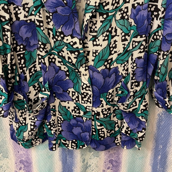 Gorgeous long vintage Blazer, size 14 - Picture 6 of 12